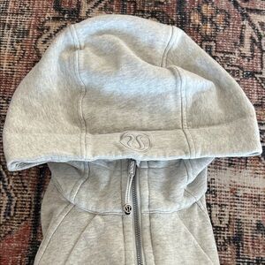 Lululemon cropped gray hoodie